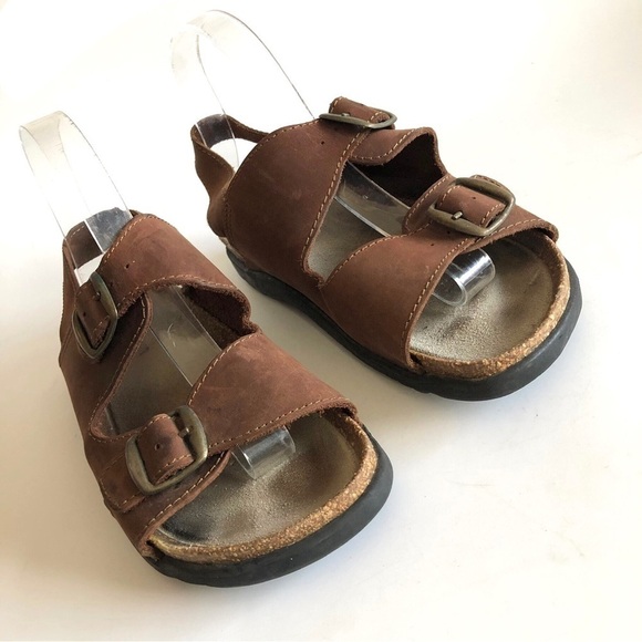 RELISTING SOON: Skyr Sport Leather Cork Buckle Sandals - Picture 5 of 13
